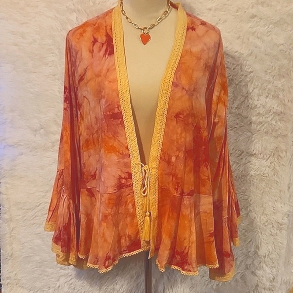 EASEL Flowy Cardigan. Never Worn - Picture 2 of 11
